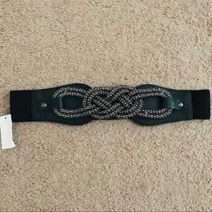 New Black Belt with Embellishment